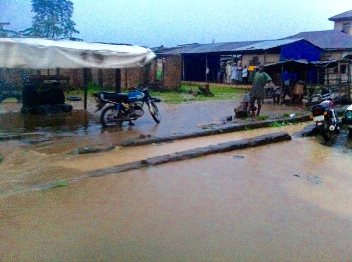 Flooding in Ibadan, Oyo State Nigeria
